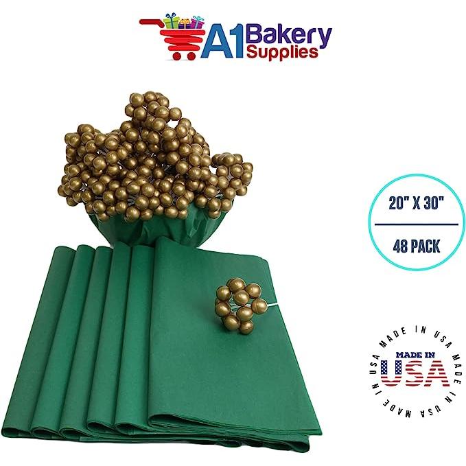 59185G HOLIDAY GREEN TISSUE PAPER 20 SHEETS 20 X 30