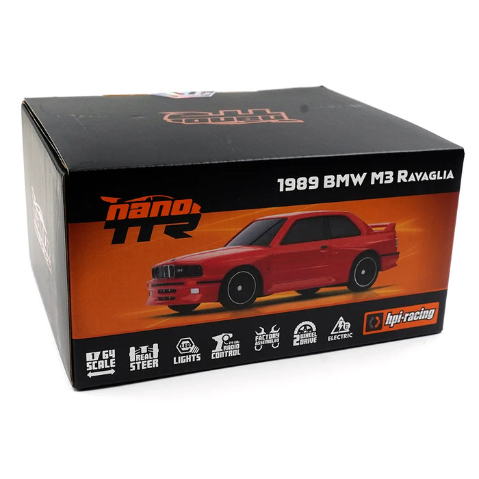 HPI nano-TTR 1989 BMW M3 E30 Ravaglia - Red