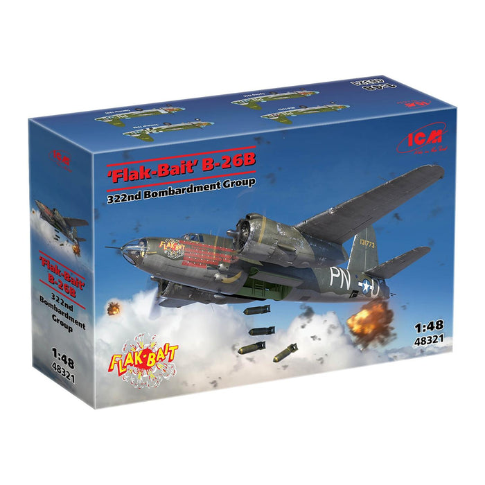 1/48 B-26B Marauder 'Flak Bait'. 322nd Bombardment Group