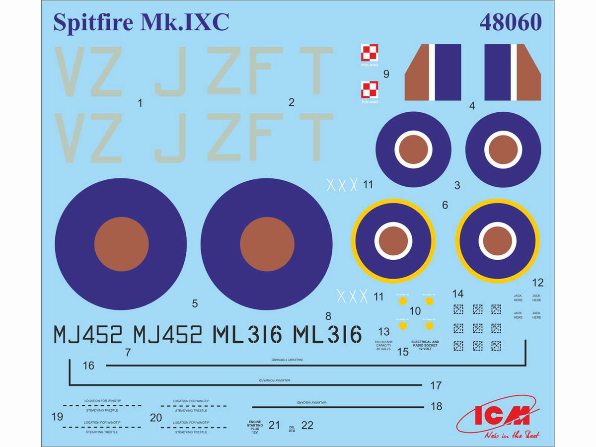 1/48 Spitfire Mk.IXC "Beer Delivery" WWII British Fighter
