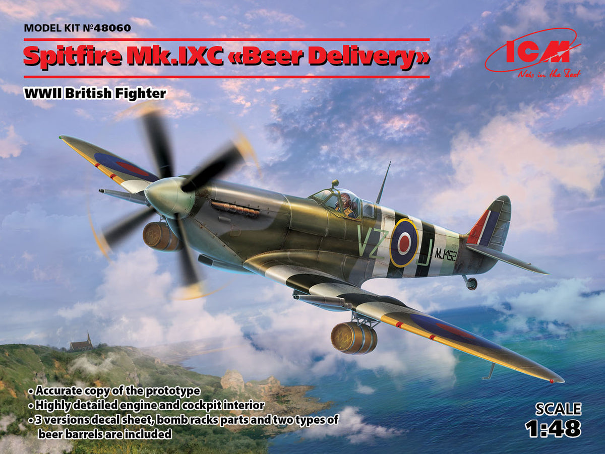 1/48 Spitfire Mk.IXC "Beer Delivery" WWII British Fighter