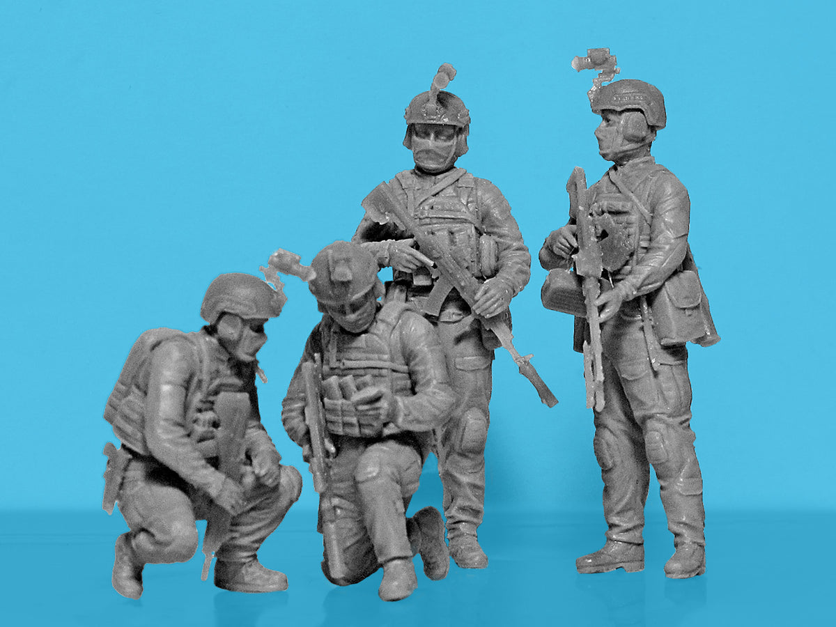 1/35 'Quietly Came, Quietly Went' Special Operation Forces of Ukraine 4 Figures