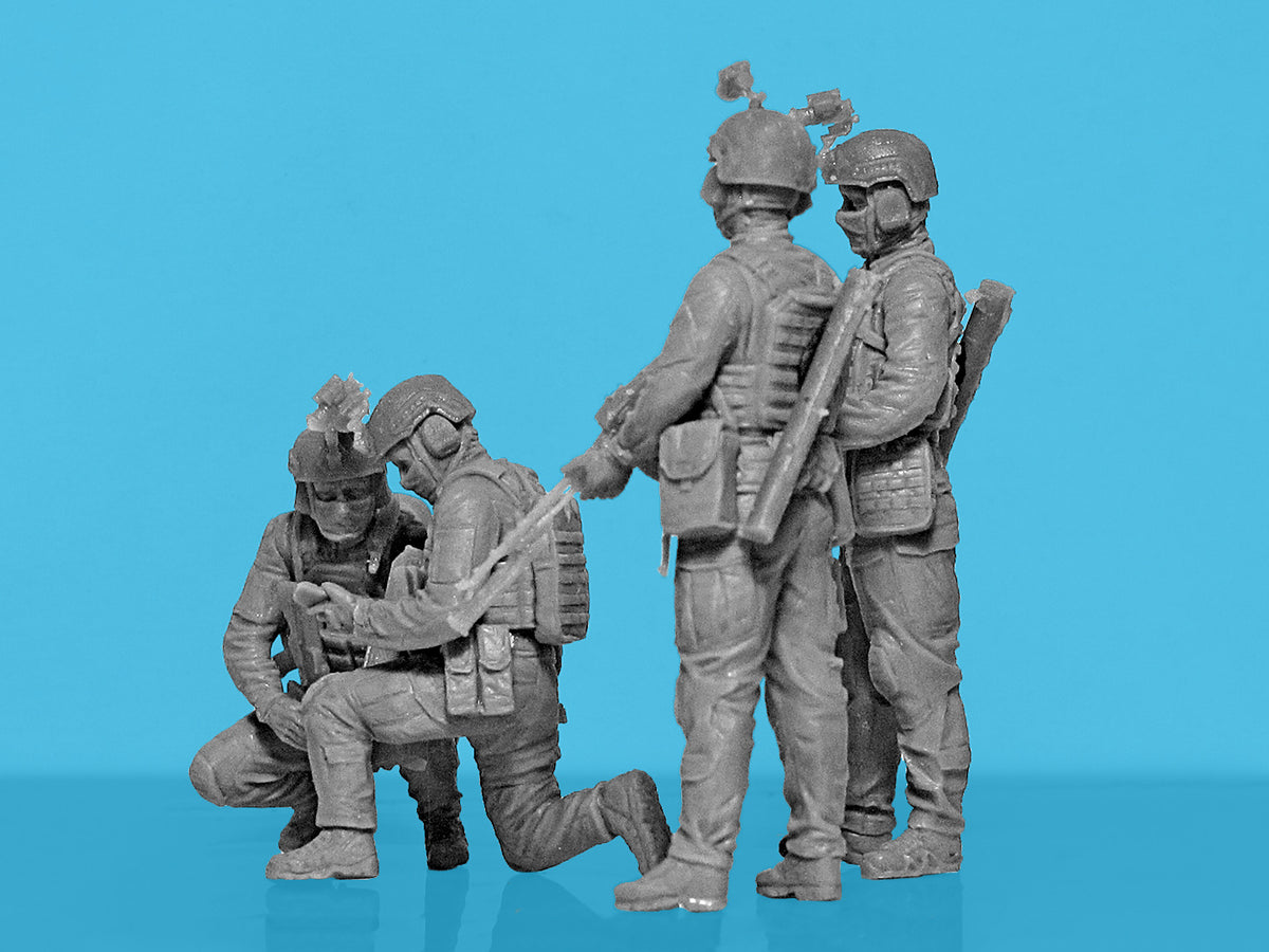 1/35 'Quietly Came, Quietly Went' Special Operation Forces of Ukraine 4 Figures