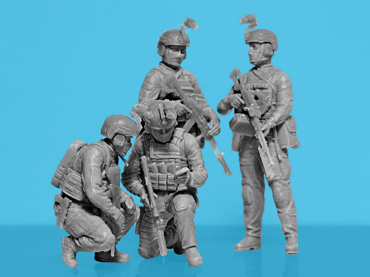 1/35 'Quietly Came, Quietly Went' Special Operation Forces of Ukraine 4 Figures