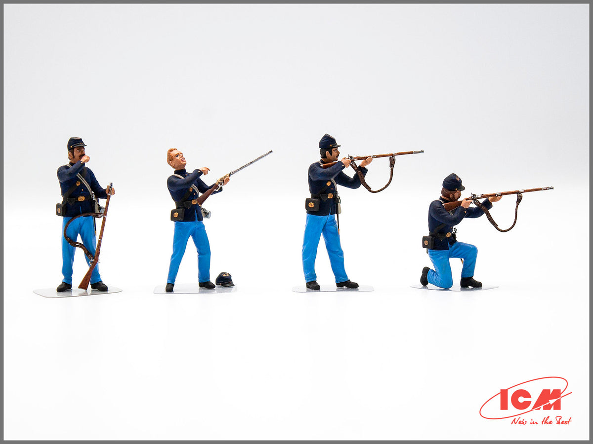 1/35 American Civil War Union Infantry. Set #1