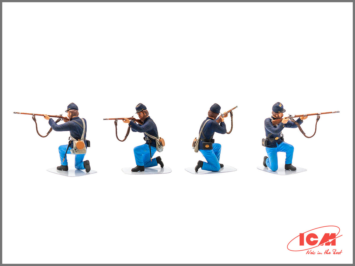 1/35 American Civil War Union Infantry. Set #1