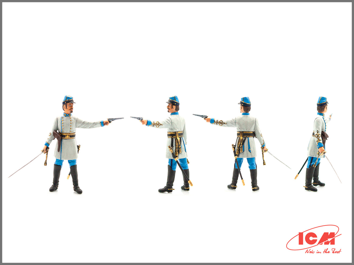 1/35 American Civil War Confederate Infantry. Set #1