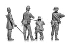 1/35 American Civil War Confederate Infantry. Set #1