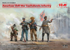 1/35 American Civil War Confederate Infantry. Set #1