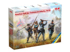 1/35 American Civil War Confederate Infantry. Set #2