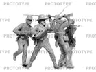 1/35 American Civil War Confederate Infantry. Set #2