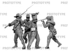 1/35 American Civil War Confederate Infantry. Set #2