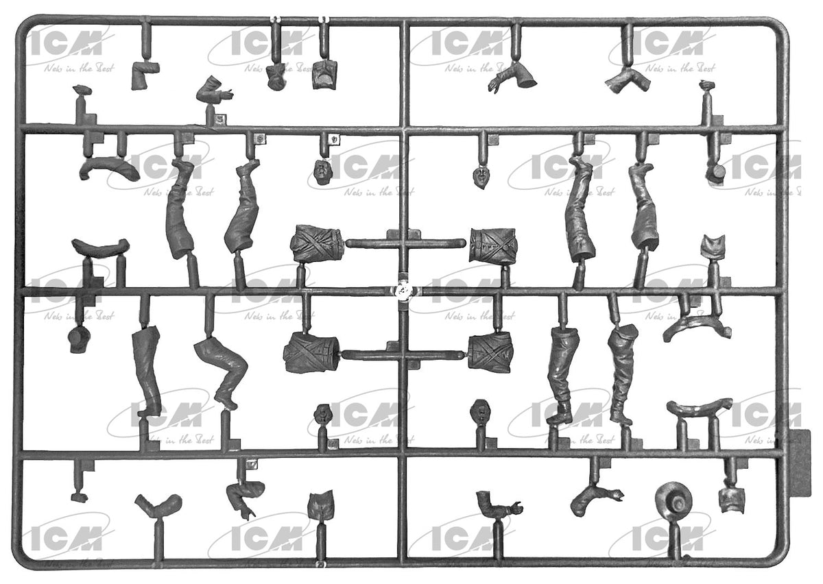 1/35 American Civil War Confederate Infantry. Set #2
