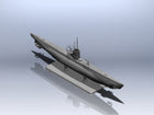 1/144 U-Boat Type IIB (1943) German Submarine