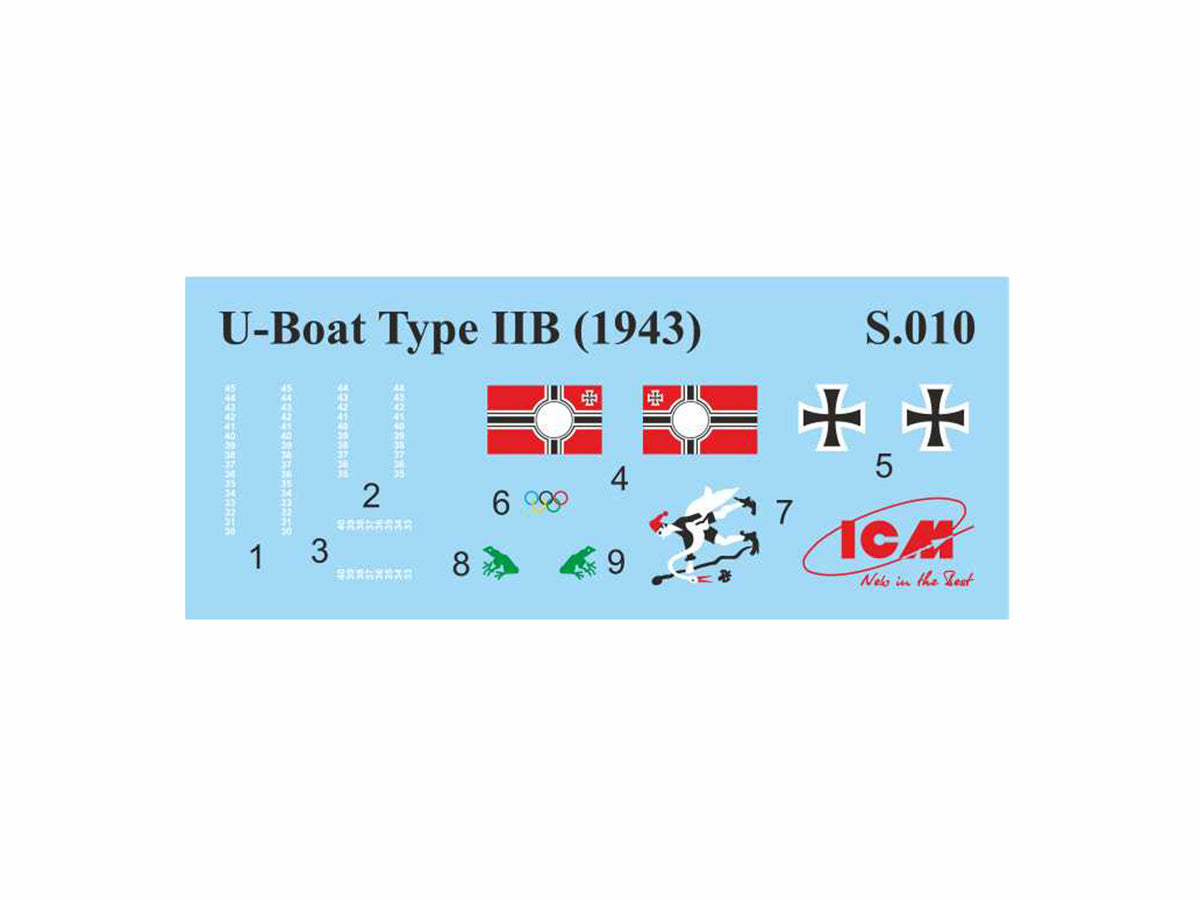 1/144 U-Boat Type IIB (1943) German Submarine