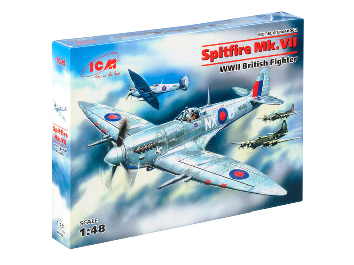 1/48 Spitfire Mk.VII WWII British Fighter
