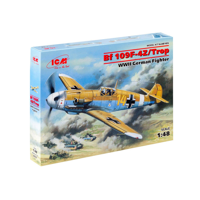 1/48 Messerschmitt Bf 109F-4Z/Trop WWII German Fighter
