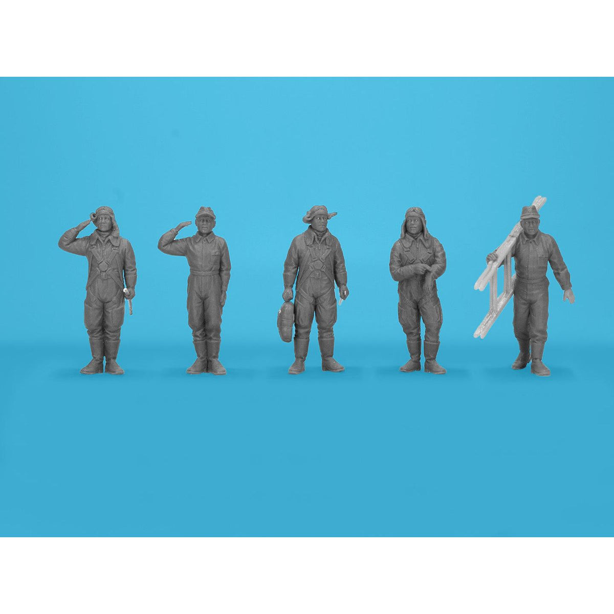 1/48 Japanese Pilots and Ground Personnel WWII