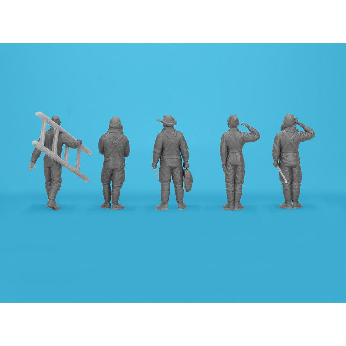 1/48 Japanese Pilots and Ground Personnel WWII