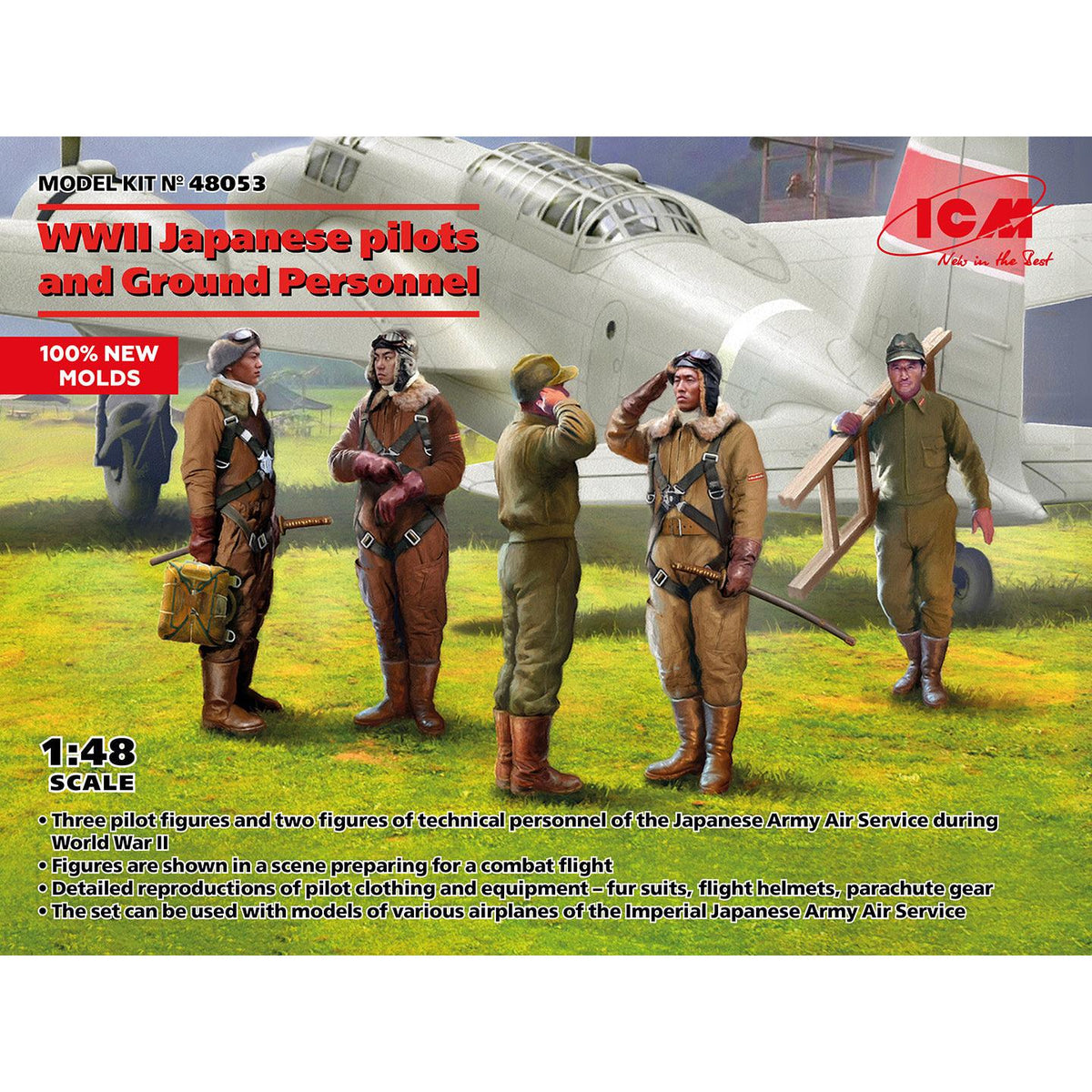 1/48 Japanese Pilots and Ground Personnel WWII