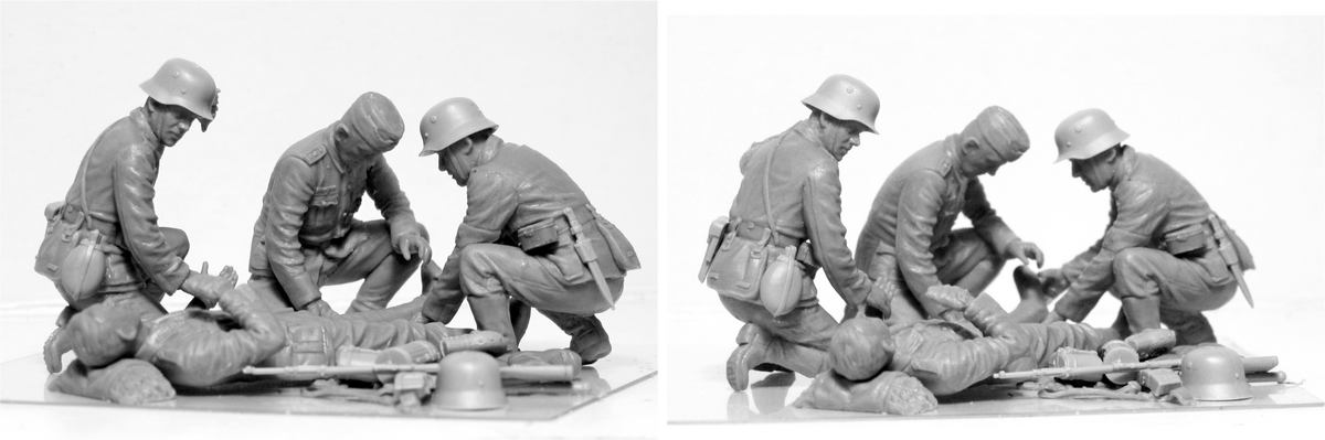 1/35 WWII German Military Medical Personnel