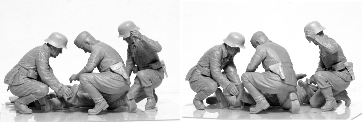1/35 WWII German Military Medical Personnel