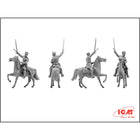 1/35 Prussian Line Infantry (1870-1871) (4 Figures - Officer on Horse 3 Soldiers)