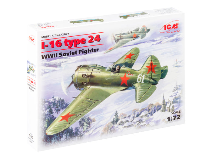 1/72 I-16 Type 24 WWII Soviet Fighter