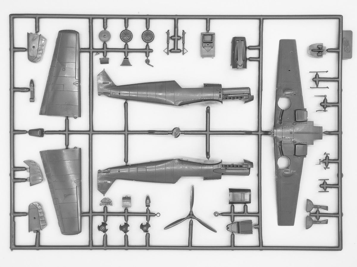 1/72 Messerschmitt Bf 109E-3 WWII German Fighter