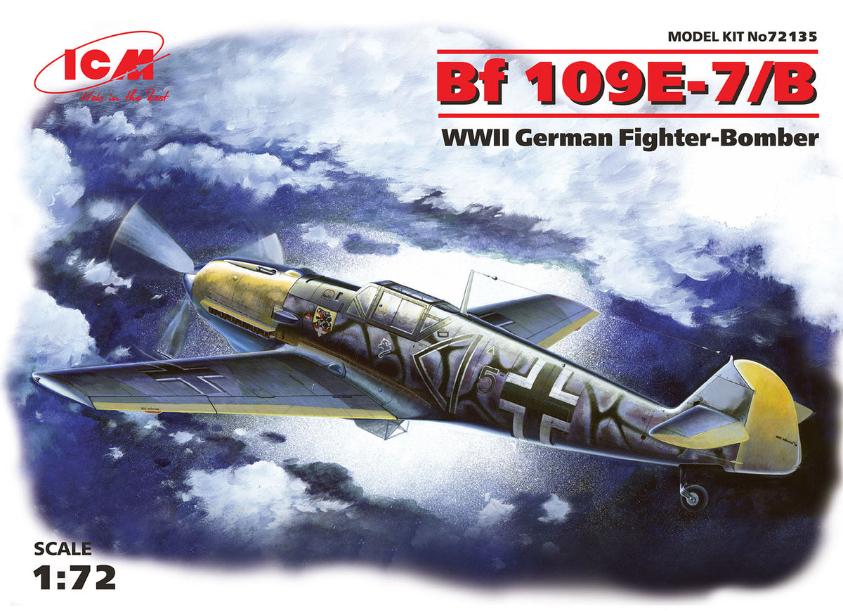 1/72 Messerschmitt Bf 109E-7/B WWII German Fighter-Bomber