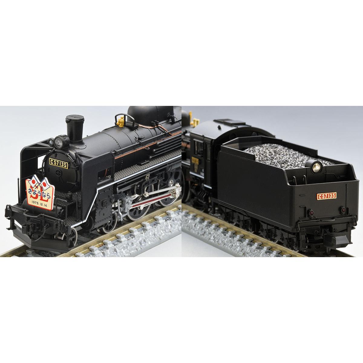 N JR C57 Steam Locomotive No. 135