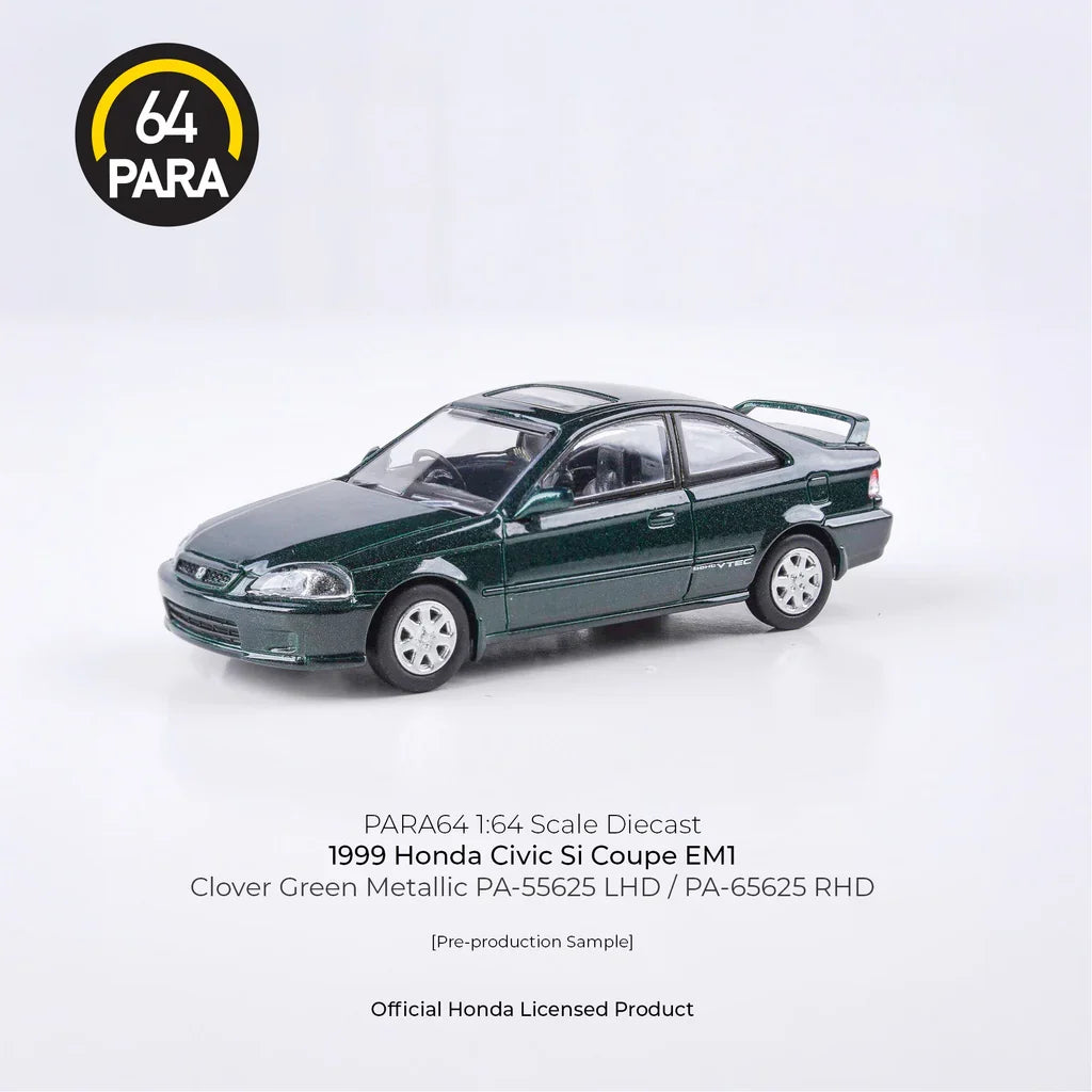 1/64 1999 Honda Civic EM1 Clover Green Pearl RHD