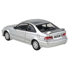 1/64 1999 Honda Civic EM1 Vogue Silver Metallic with Wing