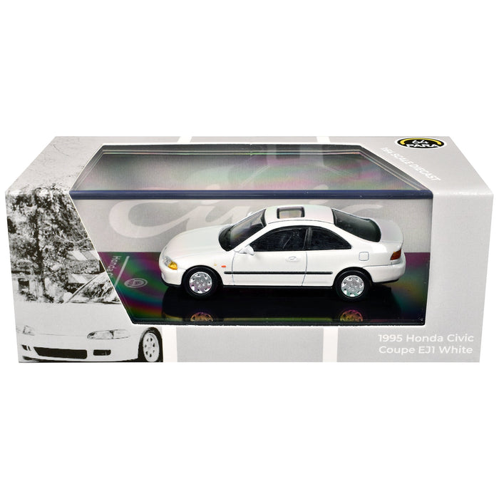 1/64 '95 Honda Civic Coupe EJ1 White RHD