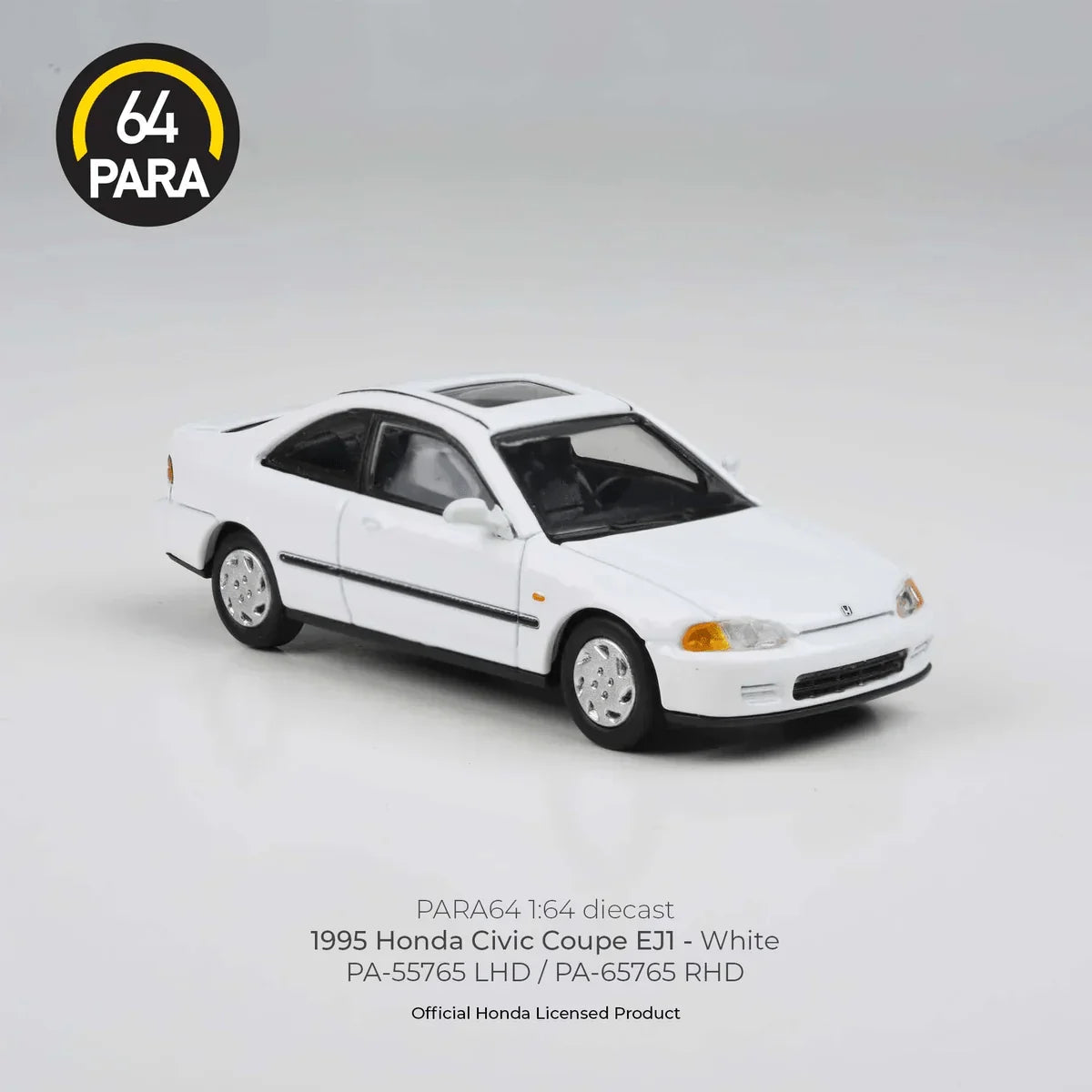 1/64 '95 Honda Civic Coupe EJ1 White RHD