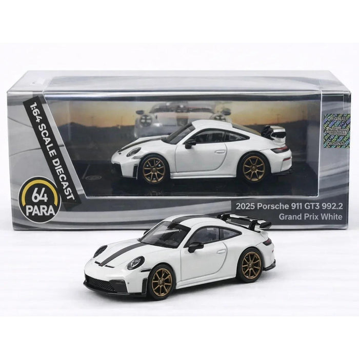 1/64 2025 Porsche 911 GT3 (992.2) Grand Prix White RHD