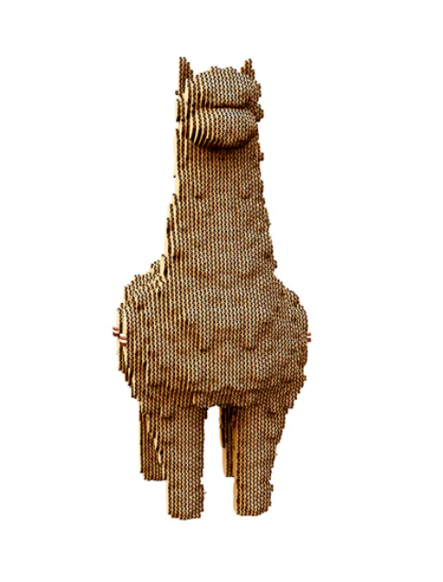 image3_60pc 3D Puzzle Alpaca
