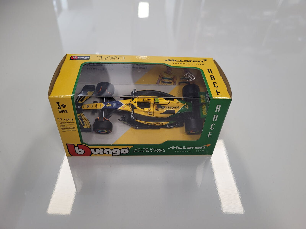 1/43 2024 McLaren F1 Senna Livery Driver #4 Norris WB
