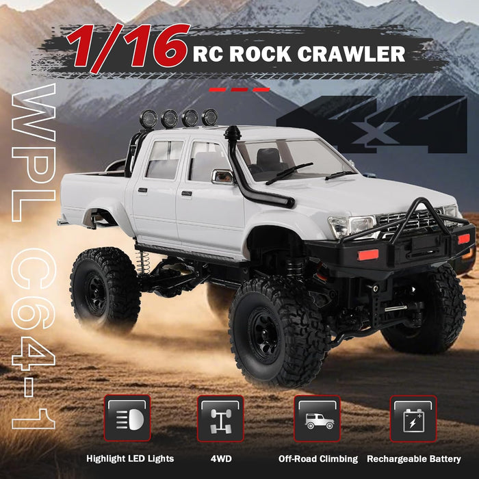 1/16 RC Hilux Truck (Off-Road) White