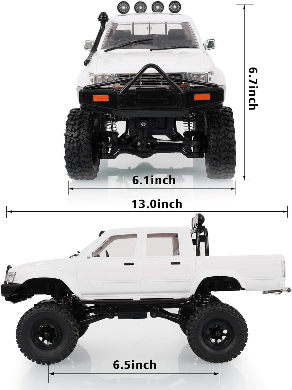 1/16 RC Hilux Truck (Off-Road) White