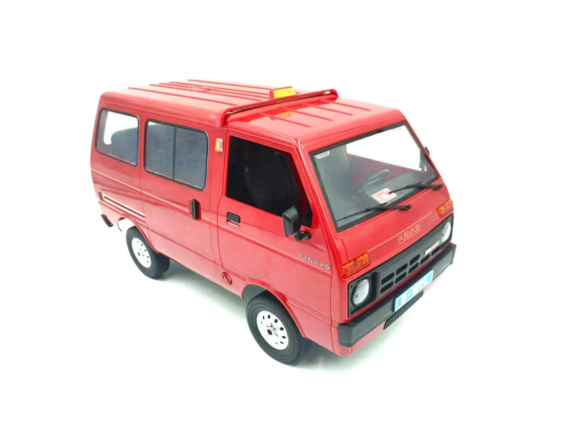 1/10 RC Kei Drift Van Hijet80 RTR Red