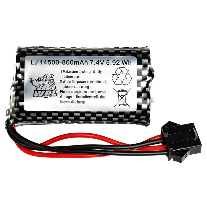 7.4V 800mAh 10C Li-ion Battery