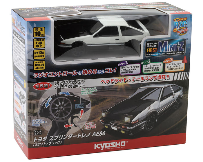 First Mini-Z Toyota Sprinter Trueno AE86 White/Black