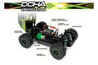 1/20 Doha 4WD Electric Truck - Green