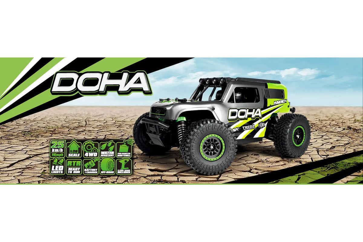1/20 Doha 4WD Electric Truck - Green