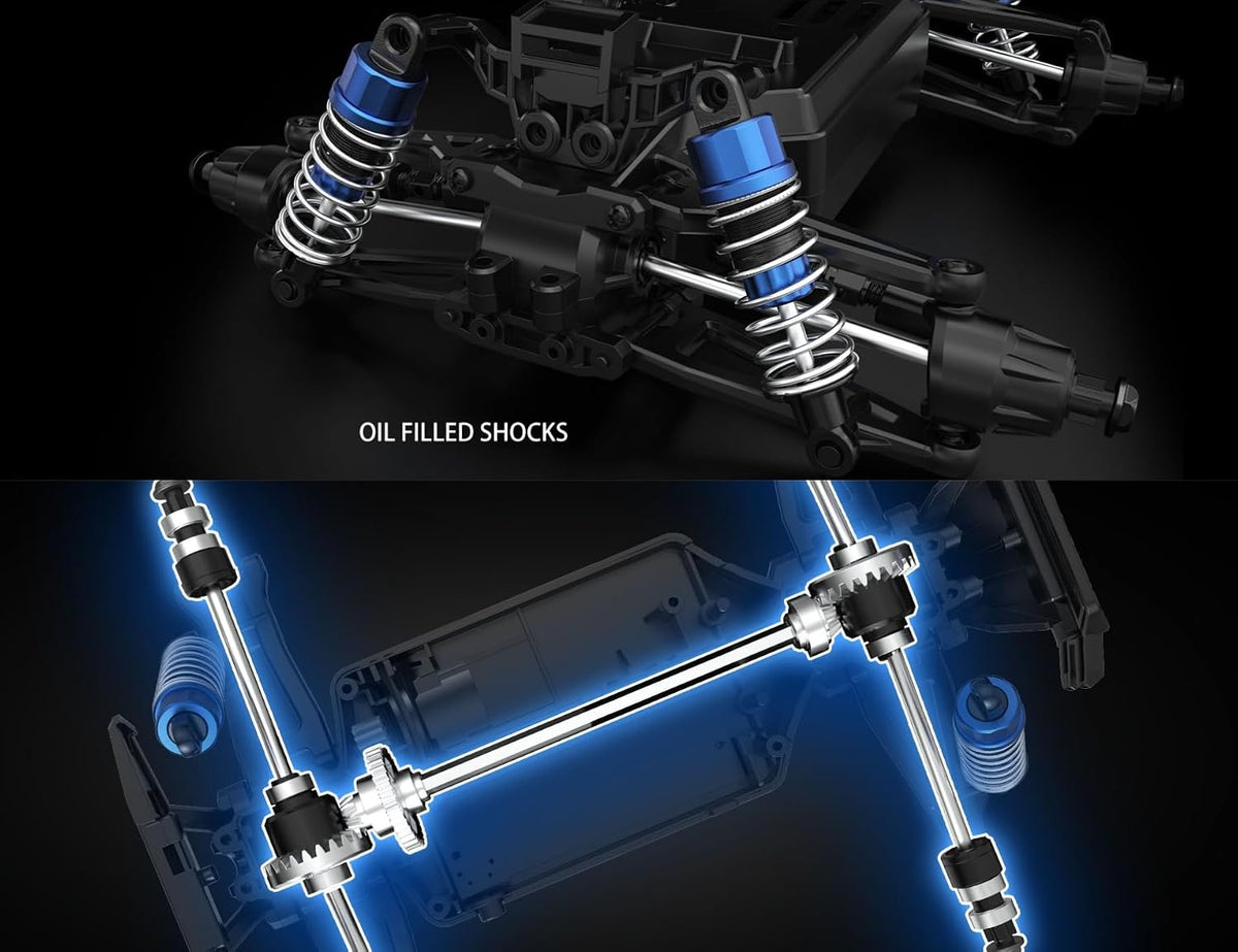 1/20 Hyper Go 4WD Off-road Brushless 2S RC Monster Truck
