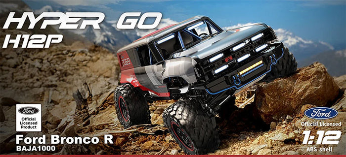 1/12 Hyper Go Ford Bronco R 4WD Brushless 2S RC Crawler