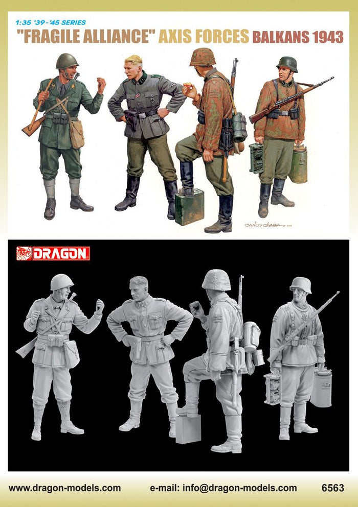 1/35 "Fragile Alliance" Axis Forces (Balkans 1943) Plastic Model Kit