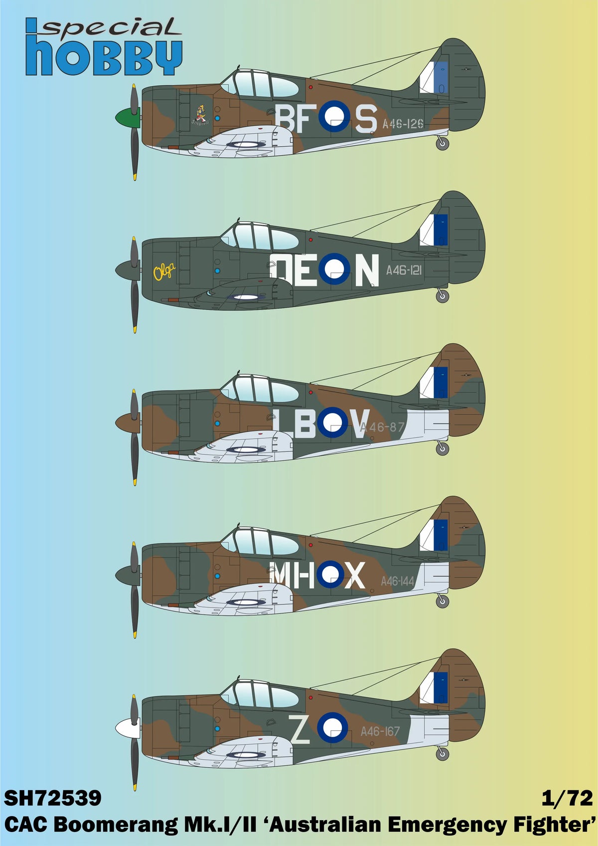1/72 CAC Boomerang Mk.I/II Australian Emergency Fighter