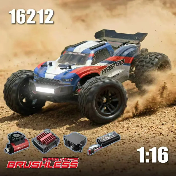 1/16 HyperGo 4WD Brushless RC Truck